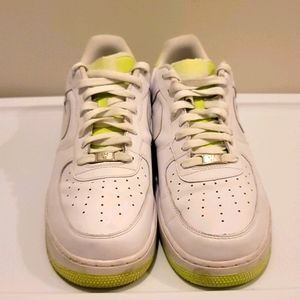 Nike Air Force 1 for Men (White & Lime Green)